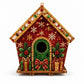 DIY Pearl Art Christmas Birdhouse Craft Kit with 3D Holiday Design