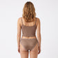 2 Pack Smooth Lace Trim Bikini Underwear