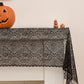 Halloween Black Lace Skull Cutout Table Runner