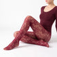 2-Piece Floral Lace Fishnet Tights