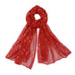 Sheer Sequin Oblong Scarf Lightweight Sparkle Mesh Shawl Wrap