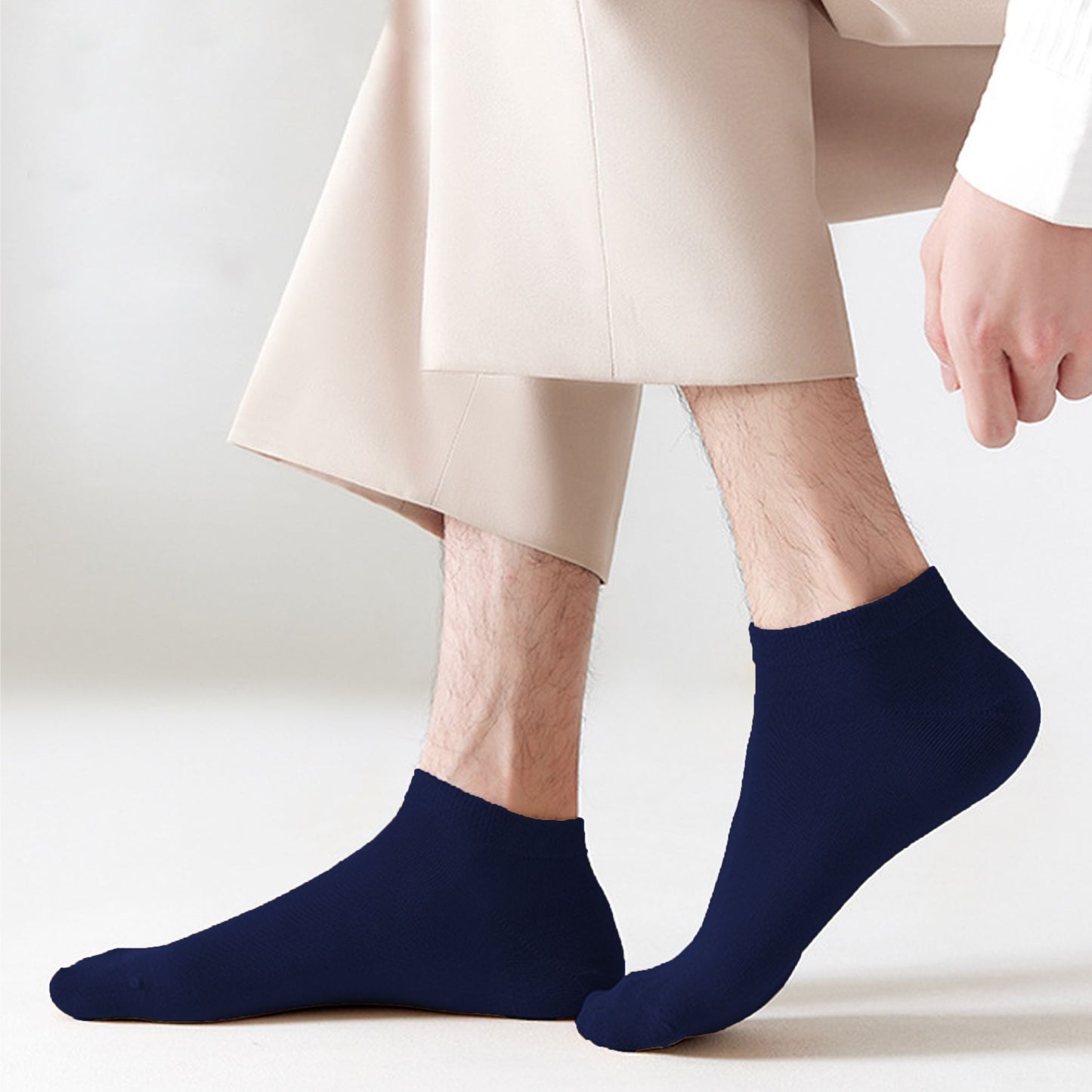 Men's Ankle - Length 6pk Comfort Casual Cotton Socks