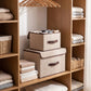 2 Piece Foldable Storage Box Set with Lids and Handles