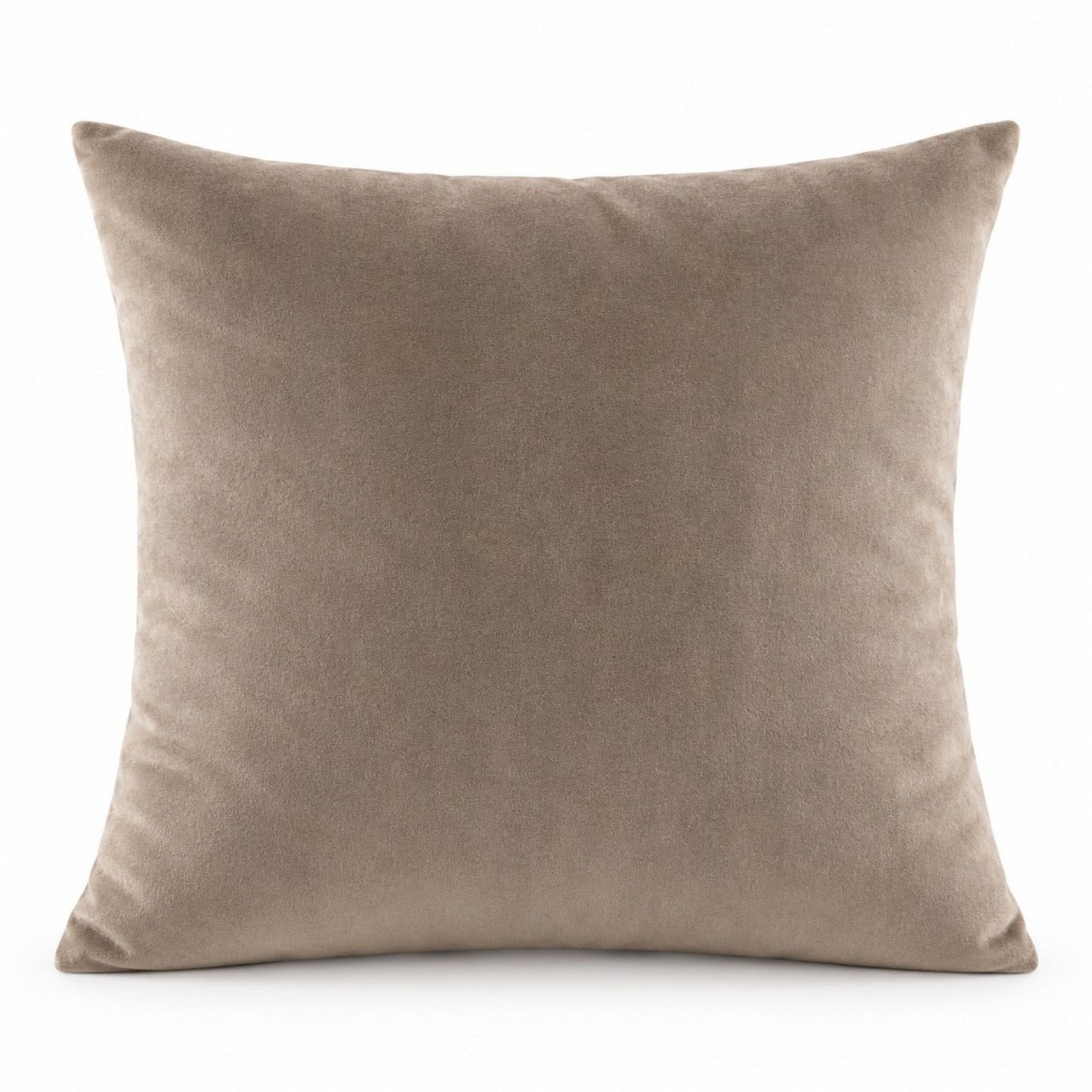 Solid Velvet Decorative Throw Pillow Cover (Single Piece)