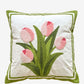17.7*17.7in Canvas Throw Pillow Decorative Cushion for Home