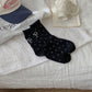 Cotton Bow - Heart Pattern Ankle Socks 6pk