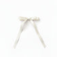 Long Ribbon Bow Hair Clip with Sleek Streamer Tails and Elegant Minimalist Design