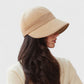 Wide Brim Bucket Hat with Contrast Band and Structured Design