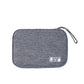 Electronic Organizer Case with Zipper Closure Cable Storage Pouch Portable Travel Tech Accessories Organizer Bag