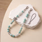 Beaded Phone Wrist Strap with Butterfly Charm