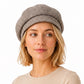 Wool Blend Houndstooth Beret Hat Vintage Painter Cap for Fall Winter
