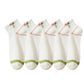 5 Pairs Women's Low Cut Ankle Socks with Polka Dot and Stripe Patterns Soft Cotton Anti-Pilling Casual Everyday Style