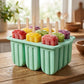 12-Cavity Popsicle Mold - Homemade Ice Pop Maker with Lid