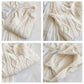 Cable Knit Shoulder Tote Bag Soft Textured Slouchy Lightweight Everyday Carryall