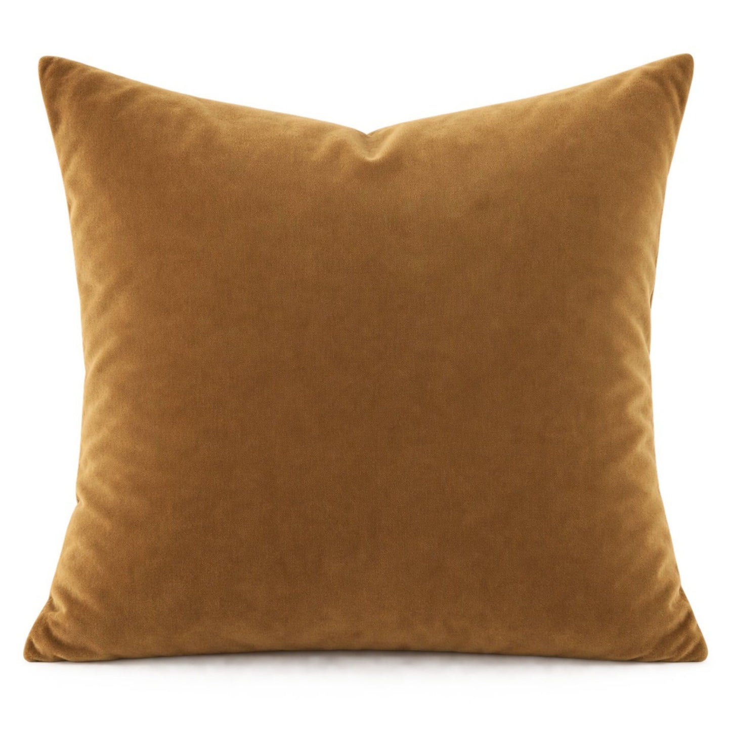 Solid Velvet Decorative Throw Pillow Cover (Single Piece)