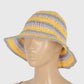 Women's Vibrant Multicolored Crochet Bucket Hat