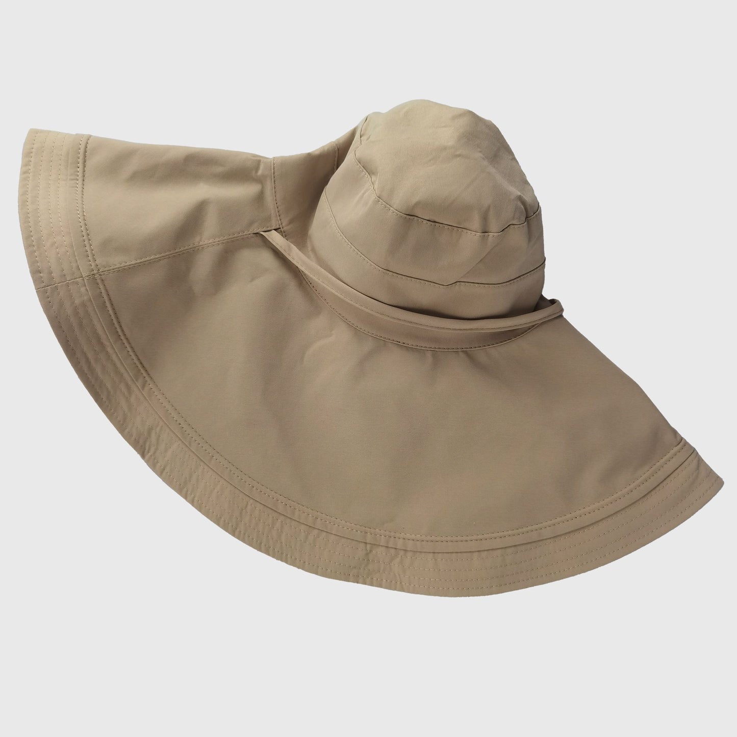 Women's Reversible Wide - Brim Sun Hat with Adjustable Chin Strap