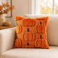 Plush Pumpkin Throw Pillow Cover Square Decorative Fall Cushion Cover