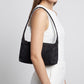 Minimalist Shoulder Bag with Top Zipper and Slim Rectangular Silhouette 8.3x4.7x2in
