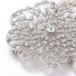 Filigree Crystal Flower Pearl Waist Chain Adjustable Elegant Body Belt Luxury Floral Waist Jewelry 47.2in