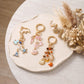 Ocean Life & Sea Creature Multi-Charm Bag Charm Key Chain 3-Piece Set