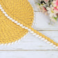Sewing Braid Trim, 11 Yards 0.6 Inch Twisted Cotton Cord Trim, Handmade DIY Craft Embellishment Costume Garment Decor Accessory