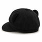 Faux Suede Bear Ear Newsboy Cap Cute Short Brim Baker Boy Hat