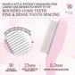 2-Piece Precision Facial Hair Removal Razor Set with Folding Handle for Eyebrow and Fine Grooming