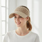Women's Knit Visor Hat Breathable Stretch Sun Visor Cap Lightweight Athletic Hat