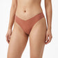 2 Pack Seamless Hipster and Thong Underwear Set
