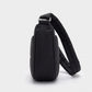 Soft Puffy Quilted Crescent Bag with Smooth Padded Panels and Adjustable Shoulder Straps 10.4x3.9x7.9in