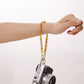 Beaded Phone Wrist Strap with Removable Clasps