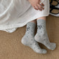 Cotton Bow - Heart Pattern Ankle Socks 6pk