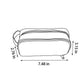 Large Capacity Pencil Case Double Layer Zipper Pencil Pouch with Handle