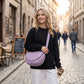 Flap Crossbody Bag with Adjustable Strap and Top Handle