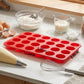 24-Cup Mini Muffin Pan - Non-Stick Bite-Sized Cupcake Mold for Baking