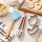 Christmas Baking Tool Set with Rolling Pin Whisk Tongs and Cookie Cutters