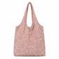 Floral Pattern Shoulder Tote Bags Lightweight Foldable Daily Bag for Women