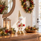 Adjustable Height Sequin Snowman Christmas Decoration