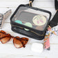Women's Chic Transparent Crossbody & Messenger Bags with Decorative Scarf