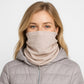 Soft Knit Neck Warmer with Cozy Layered Design 9x17 inches