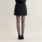 2pcs Women's Sheer Pantyhose with Abstract Leaf Line Pattern