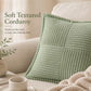 Soft Corduroy Decorative Throw Pillow Cover Geometric Accent Cushion Cover for Sofa Bed