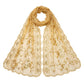 Sequin Shawl Wrap Sheer Mesh Evening Cover Up 75*23.5 Inches