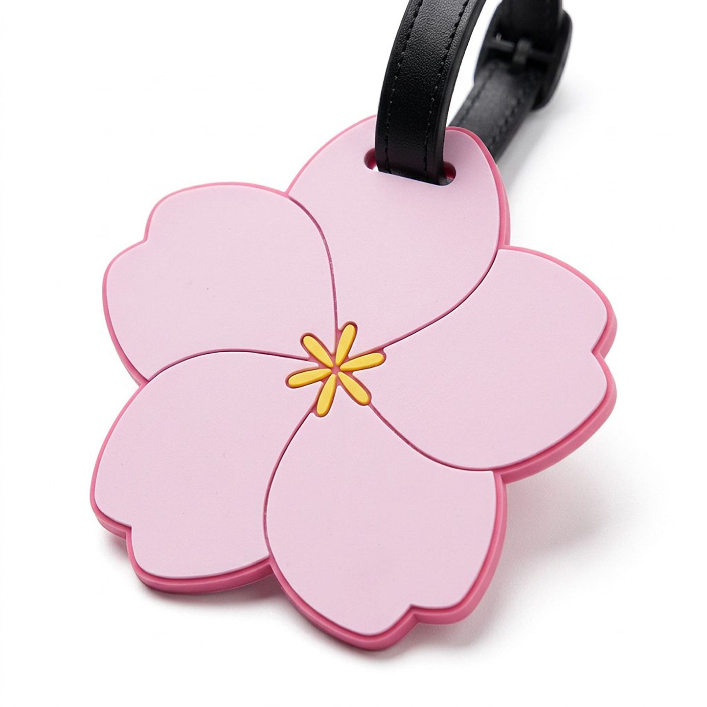 2 Pack Flower Shaped Luggage Tags with Attachment Straps
