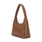 Large Hobo Shoulder Bag with Double Zipper Closure and Long Curved Handle 10.5x11x4.5in
