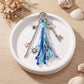 Coastal Starfish Tassel Bag Charm Keychain