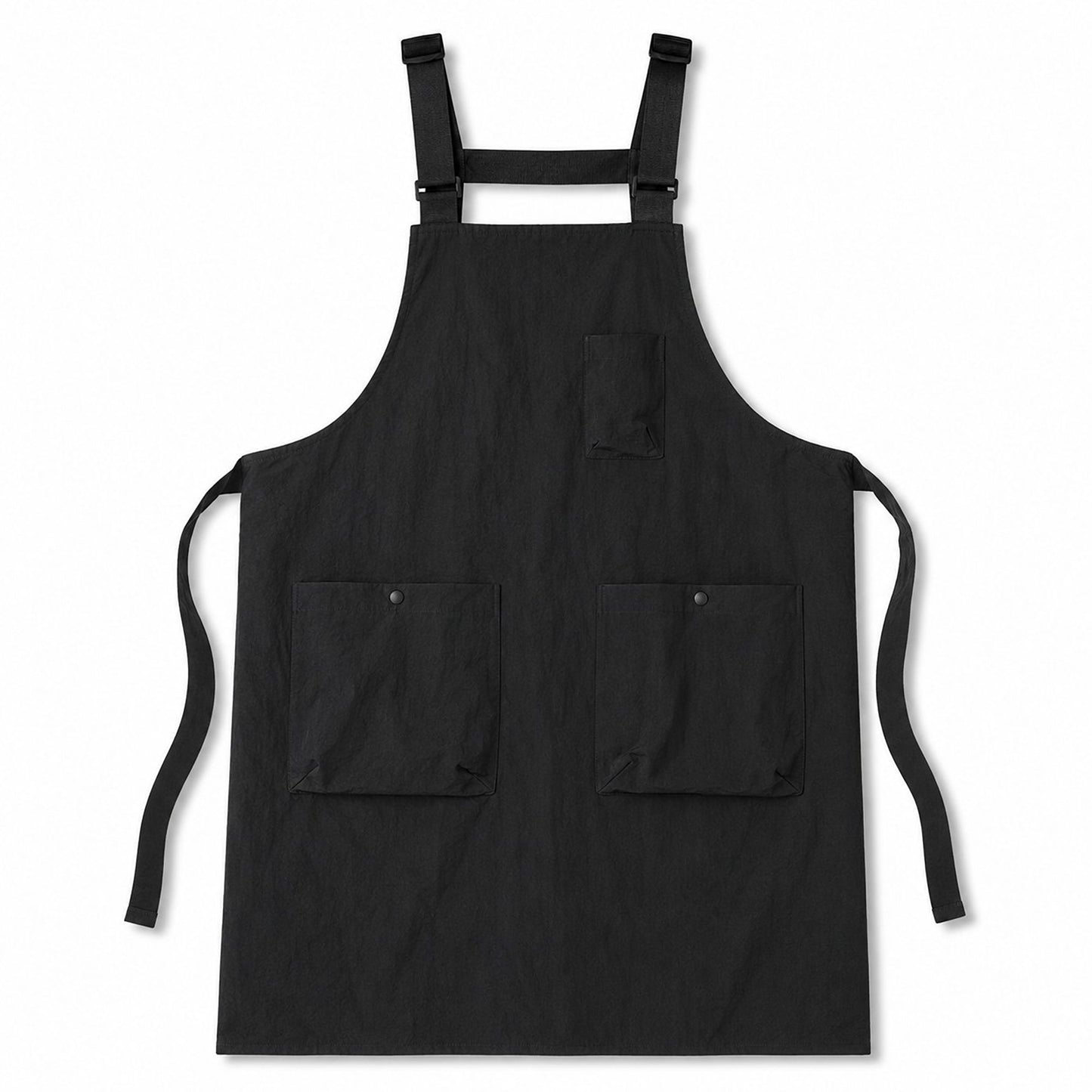 Water Resistant Utility Apron with Adjustable Straps and Three Pockets