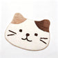 Cute Cat Head Shaped Bathroom Floor Mat Soft Water Absorbent with Anti-Slip Base