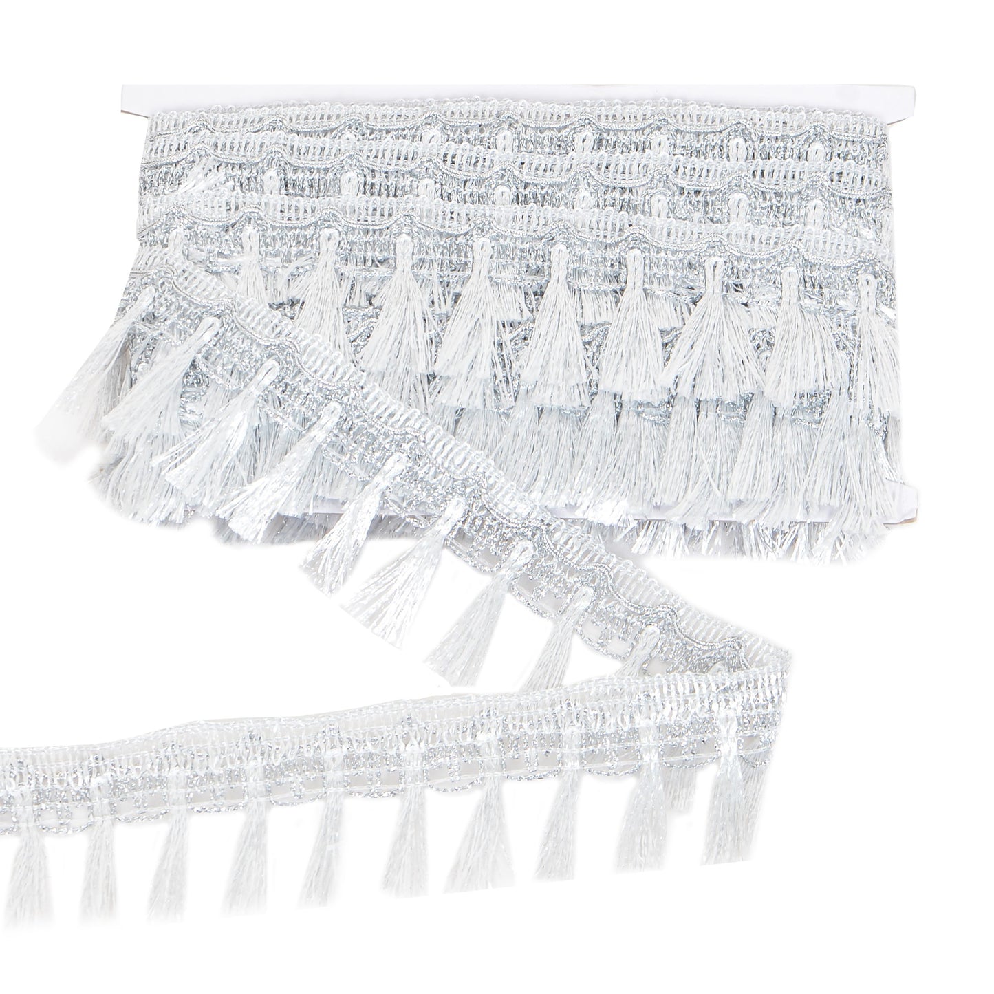 Fringe Tassel Lace Trim, 11 Yards 2.4 inch Wide, Sewing Trim for Curtain Embellishment Lamp Shade Tablecloth Stage Decor DIY Craft
